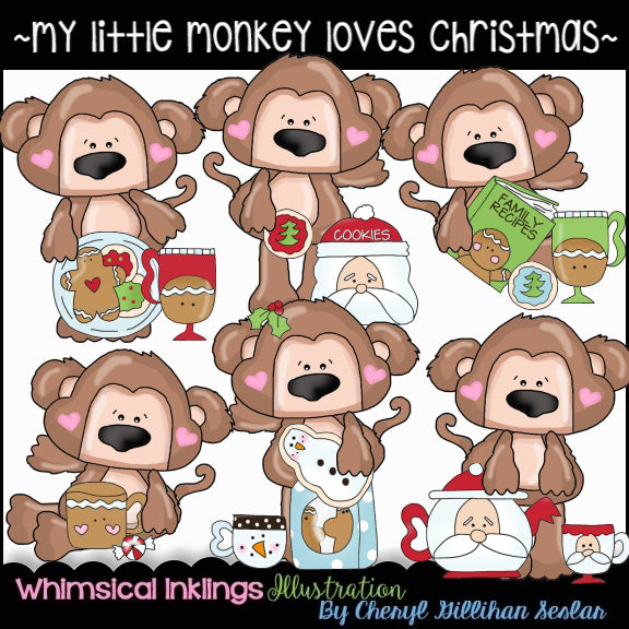 My Little Monkey Loves Christmas