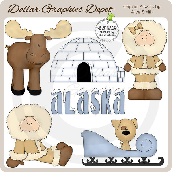 North Alaska - Clip Art