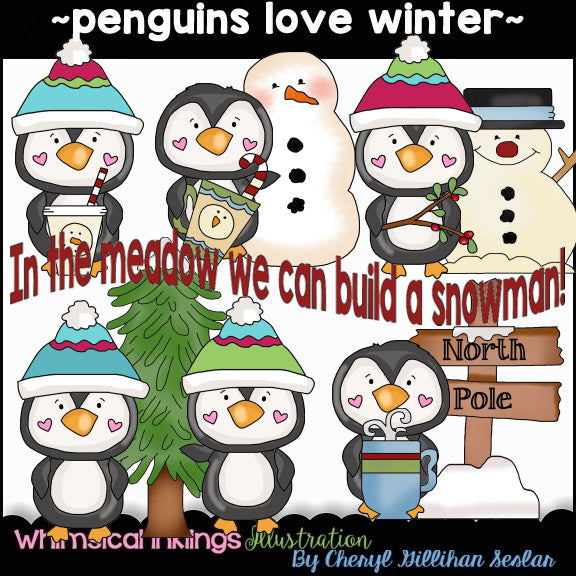 I pinguini... adorano l'inverno