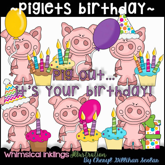 Cochinitos...Feliz Cumpleaños