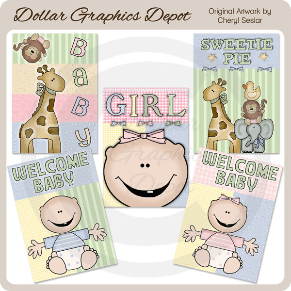 Precious Baby Cards - Printables
