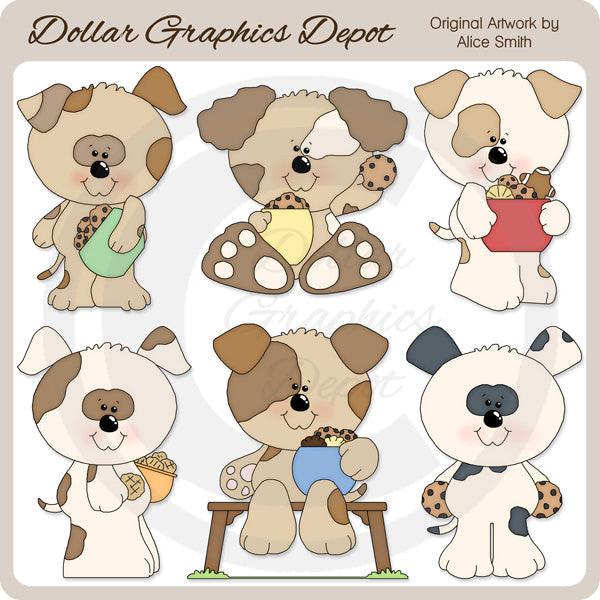 Pups 'n' Treats - ClipArt - Esclusiva DCS