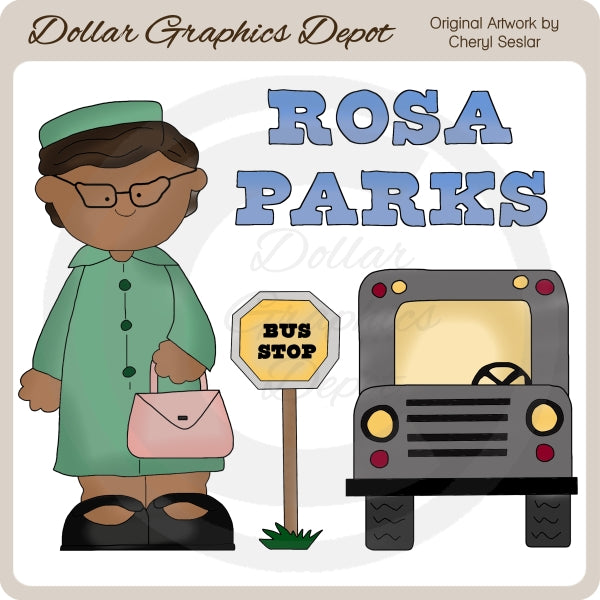Rosa Parks - Clip Art