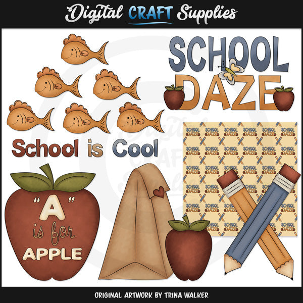 School Daze 1 - Clip Art