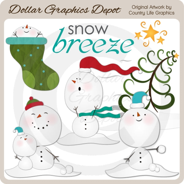 Snow Breeze - Clip Art
