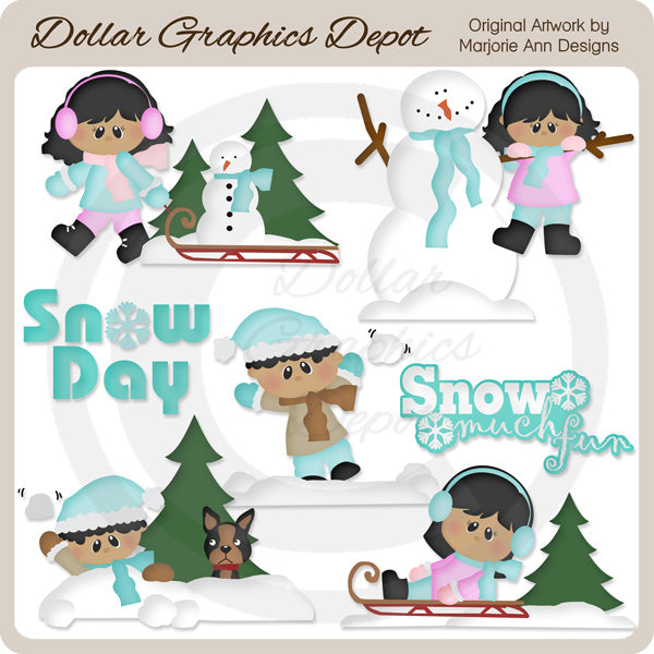 Día de nieve 2 - Imágenes Prediseñadas