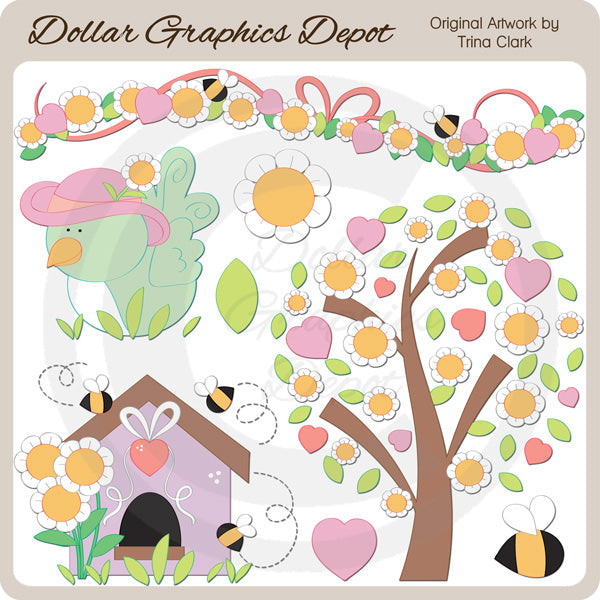 Spring Days 1 - Clip Art