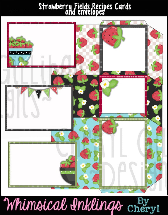 Strawberry Fields_Recipe Card_Envelopes