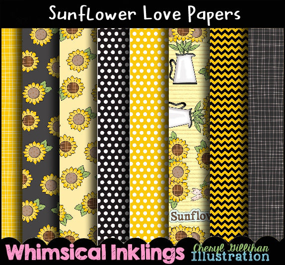 Sunflower Love...Papers