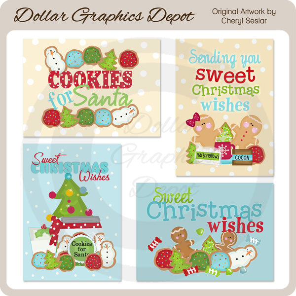 Cartoline di auguri di dolce Natale
