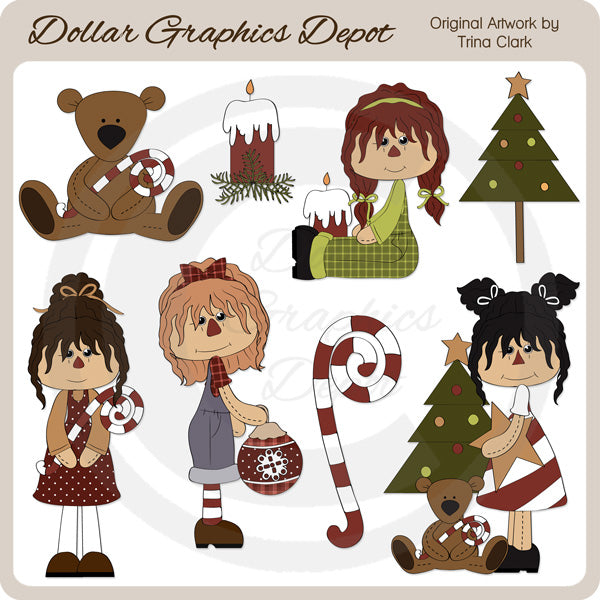 Sweet Darlins - Christmas - Clip Art