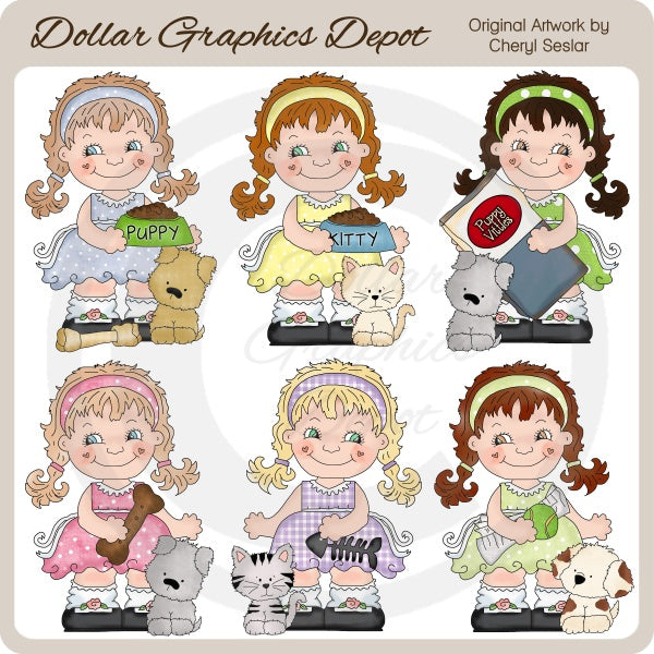 Sweet Sally - Pets - Clip Art - *DCS Exclusive*