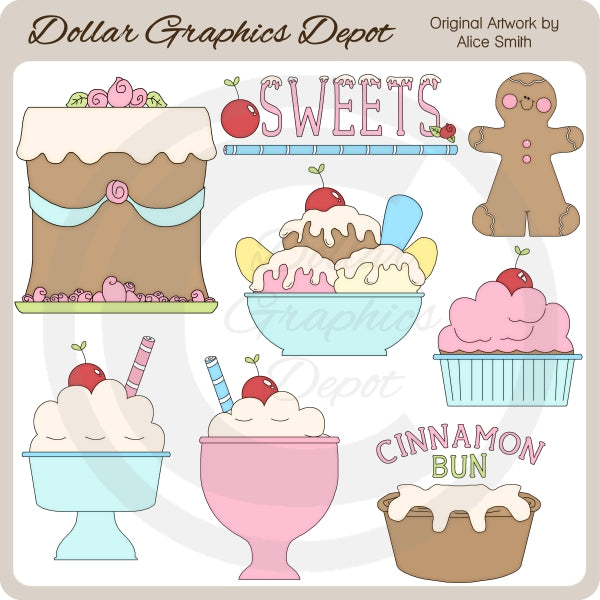 Sweets - Clip Art - *DCS Exclusive*
