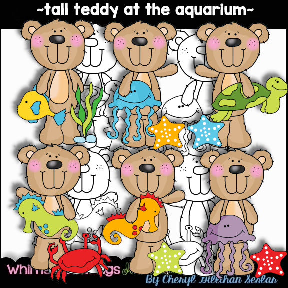 Tall Teddy Bears...At The Aquairum