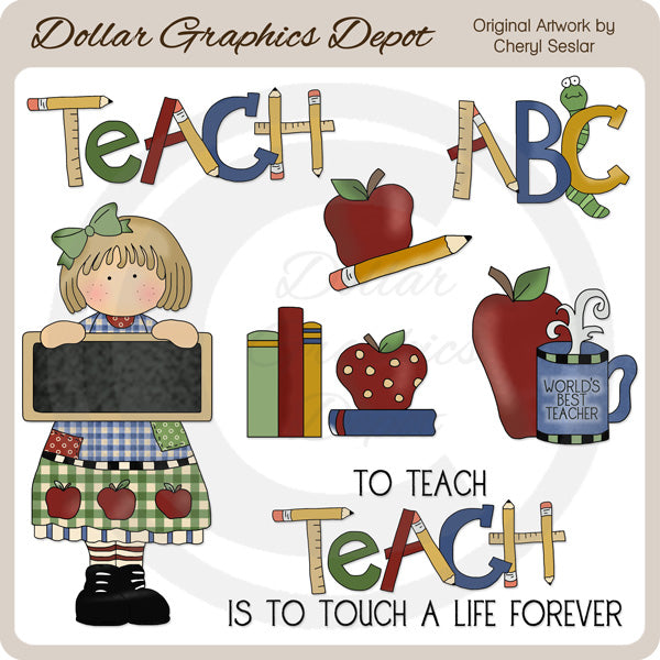 Teacher Bumpkins - Clip Art
