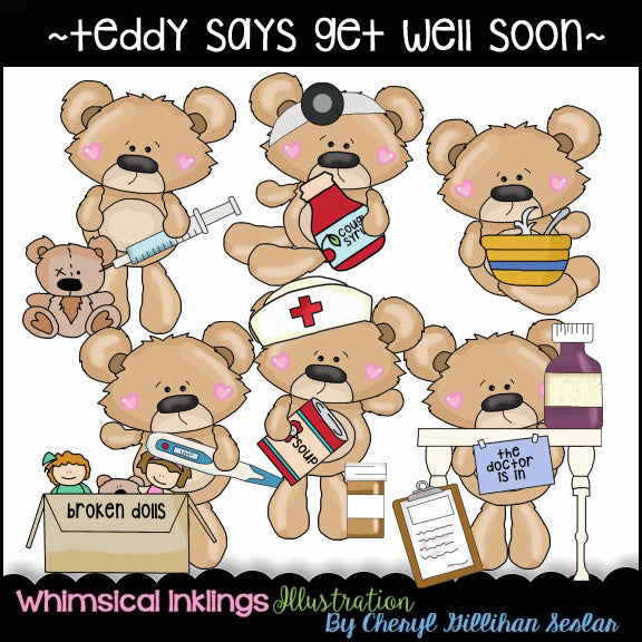 Teddy Bear...Get Well Soon