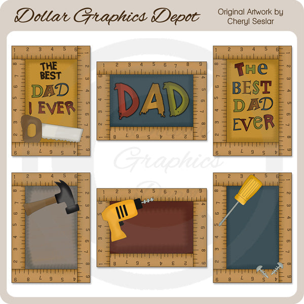 The Best Dad Ever Cards
