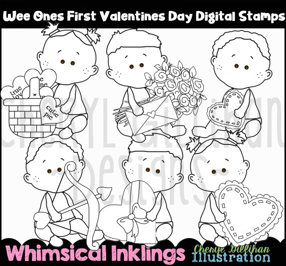 Wee Ones_First Valentines Day_Digital Stamps