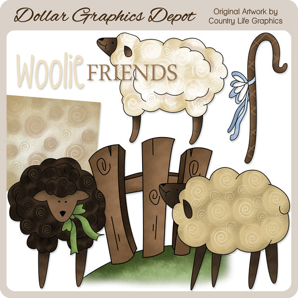 Woolie Friends - Clip Art