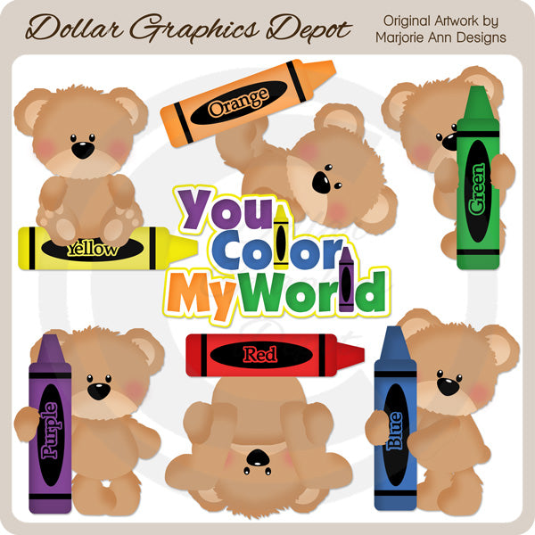 You Color My World - Clip Art